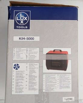 LUX TOOL KIH-5000 PF03-50A Ceramic Industrial Ohrievač. - 5