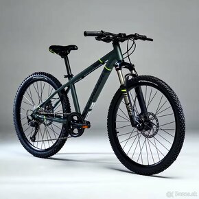 2x Horský bicykel rockrider st 920 24" zelený - 5