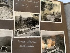 Predám fotoalbum 1946 Výstavba Gelnickej chaty - 65 foto - 5