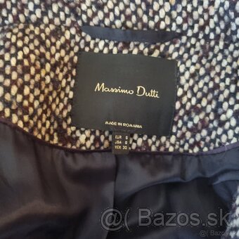 Dámsky tvídový kabát Massimo Dutti S/36 - 5