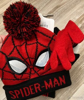 Set-nové/Detský zimný set Spider-man,čiapka,rukavice,šál - 5