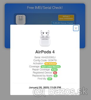 ☘️ [AKTUÁLNE] - Apple AirPods 4 - ☝️ORIGINÁL - 5