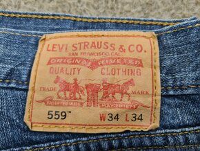 Pánské džíny Levi's 559 Relaxed W34 L34 j148 - 5