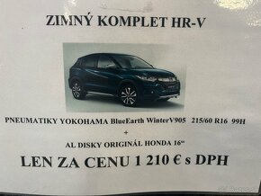 Zimný komplet HONDA 215/60 R16 - 5