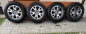 AMAROK orig Alu disky VW 5x120 8jx r17 ET 49 245 65 17 zimné - 5