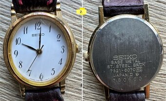 Vintage hodinky GLASHüTTE a SEIKO - 5