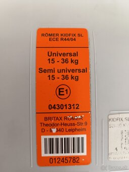 Autosedačka Britax Romer kidfix SL s Isofixom - 5