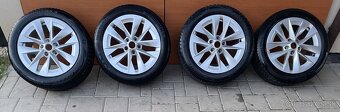 Orig.skoda alu disky 5x112 205 55 R17 Zimné - 5