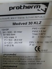 Predám plynový kotol PROTHERM MEDVED 30 KLZ - 5