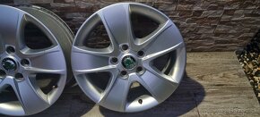 Predám originál Škoda CRATERIS elektrony 5x112 r16 ,6.5J x - 5