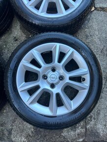 OPEL ALU kola R16 s pneu BRIDGESTONE TURANZA 205/50 R16 - 5