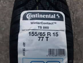 155/65 R15  -2 kusy nové zimné Continental - 5