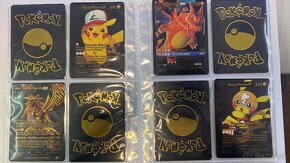 Karty Pokémon Gold - Striebro - Cierne - Album... - 5