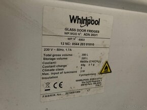 Presklená chladnička Whirlpool ADN 203/1 (350l) - 5