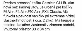 Gesslein C1 Lift prenosná taška/vanička - 5