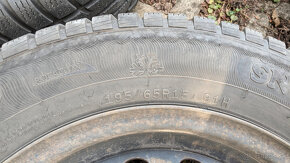 Plechove disky so zimnymi pneu 4 ks 195/65R15 - 5