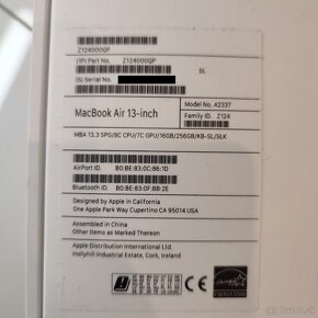 Macbook air M1 Space gray 256GB ssd 16GB ram - 5