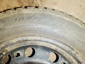 Pirelli 185/60 R15 + plechové disky - 5