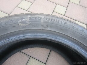 215/55R17 98V zimne pneu Dunlop WS5 dezen 7-8mm - 5