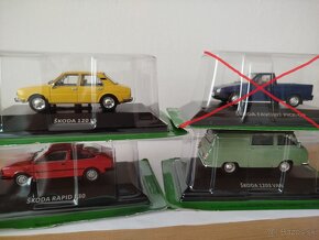 Predám modely škoda 1:43. cena za kus. - 5