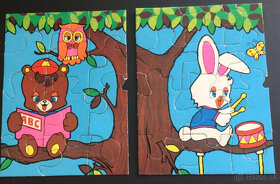 Puzzle rôzna tematika - Bambi, Rumcajs - RETRO - 5