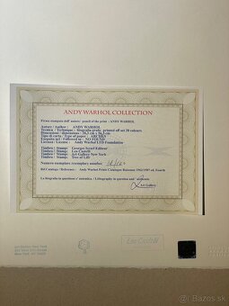 Andy Warhol "Monroe" Limitovaná edícia_Certifikát - 5