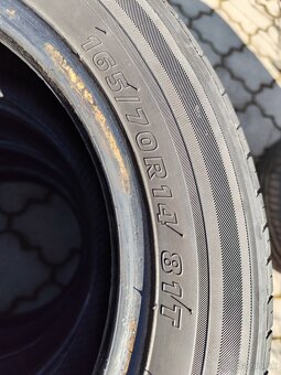 4ks letné pneumatiky KUMHO 165/70 R14 - 5