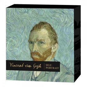 investičné strieborne mince - Vincent van Gogh - autoportrét - 5