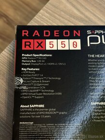 Grafika SAPPHIRE PULSE Radeon RX 550 2G OC - 5