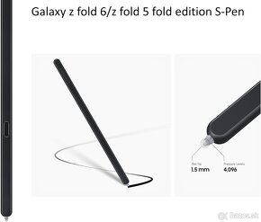 Samsung Z Fold6 dotykové pero - 5