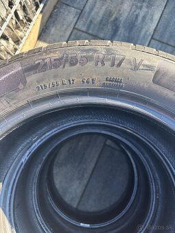 ✅215/55r17 letne continental nové len demontované - 5