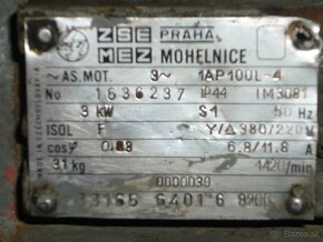 elektromotor Mez Mohelnice 2,2kW /1420ot./min - 5