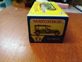 Matchbox Yesteryear originál Y-9 1912 Simplex - 5