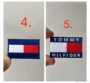 Nášivky - Tommy Hilfiger - nové, nepoužité - 5