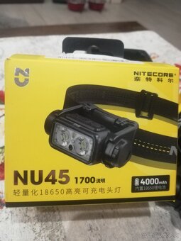 Nitecore NU45 - špičková čelovka, čisto nová - 5