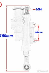 Zadná Brzdová pumpa KTM Husqvarna Gas Gas - 5