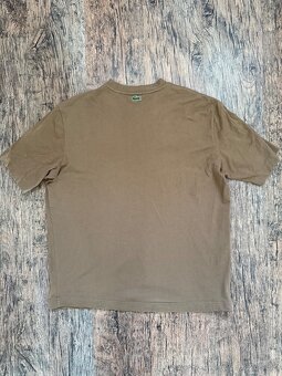 Lacoste oversized tričko - hnedé, TH0062 - 5