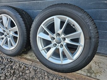 Alu Disky AUDI A4 B8,B9+Dunlop 205/60 R16 - 5