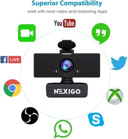 Webová kamera Full HD NexiGo N60 / dual MP - 5