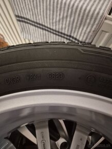 Zimné pneu 215/55 R17 a hliníkové disky MAK Wolf 7x17, 5x100 - 5