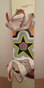 143 cm krasny snowboard ROSSIGNOL s viazanim - 5