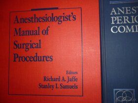 Lekárske knihy odborné v ANGLICKOM jazyku (anestézia) - 5