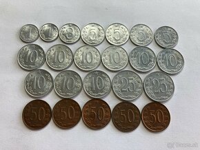 Československo 1918 - 1993 obehové mince v krásnom stave - 5