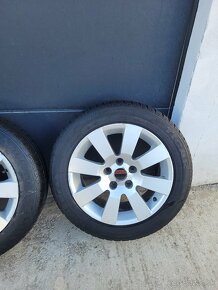 Sada diskov originál Škoda 5x112 R16, zimné pneu 205/55 R16 - 5