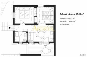 3-izbový apartmán v Chorvátsku, okolie Zadaru - 5