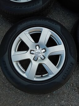 Alu 5x112R17 orig. Audi + nejazdené pneu 235/60R17 - 5