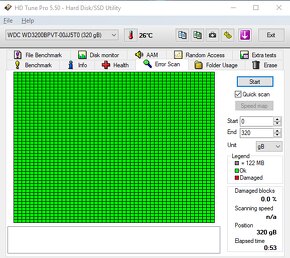 HDD 2,5" WD 320GB / SATAII / 5400RPM - 5