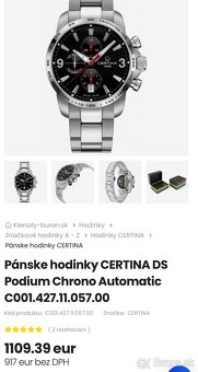 Hodinky Certina DS Podium - 5