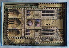 Raritné vintage 3D puzzle Notre dame, 952 dielikov (1996 - H - 5