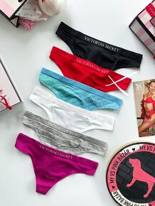 Victoria’s Secret PINK tanga nohavičky S - 5